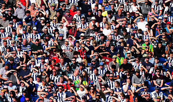 Baggies Fans at the Hawthorns