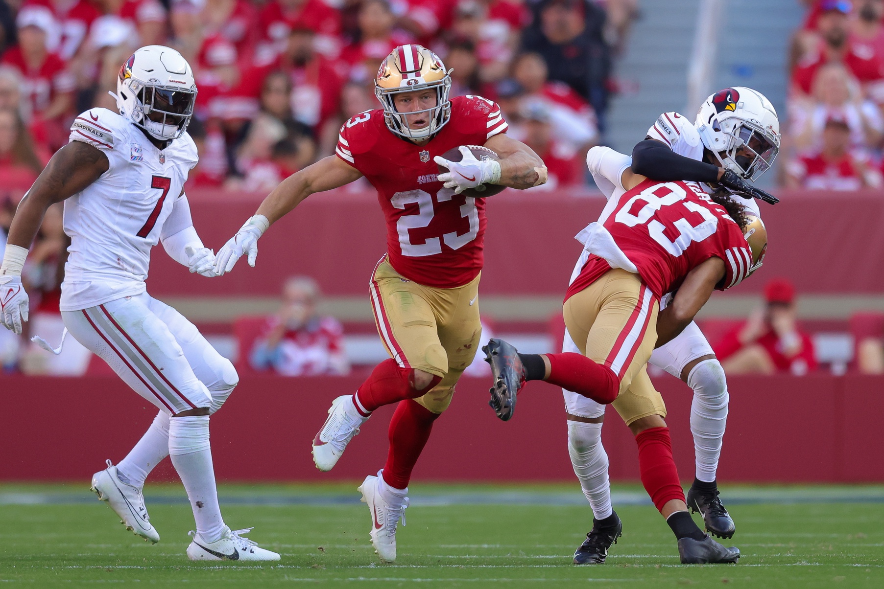 49ers] Christian McCaffrey Named NFC Offensive Player of the Month : r/nfl