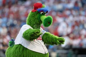 Phillie Phanatic is one of the quirkiest of baseball mascots around