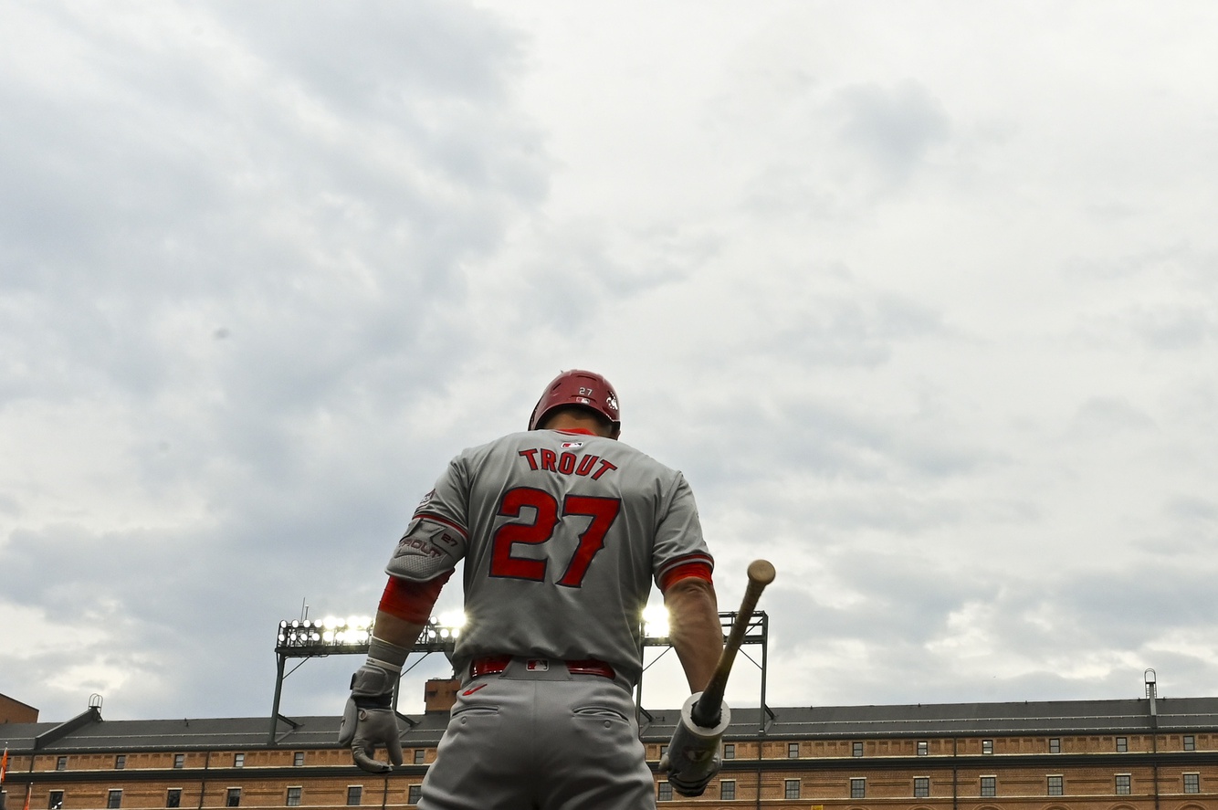 Amidst Low-Performing Month of May, Mike Trout Shares a Candid Shot of His  Little Bundle of Joy - EssentiallySports