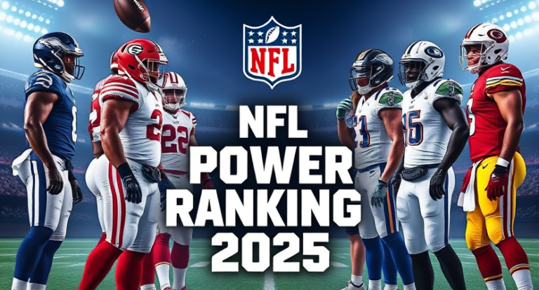 NFL Power Rankings 2025 Where the Playoff Teams Stand Right Now