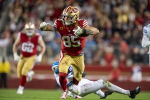 Home 4 Tight End George Kittle is considered one of the best in the league, potentially No. 1