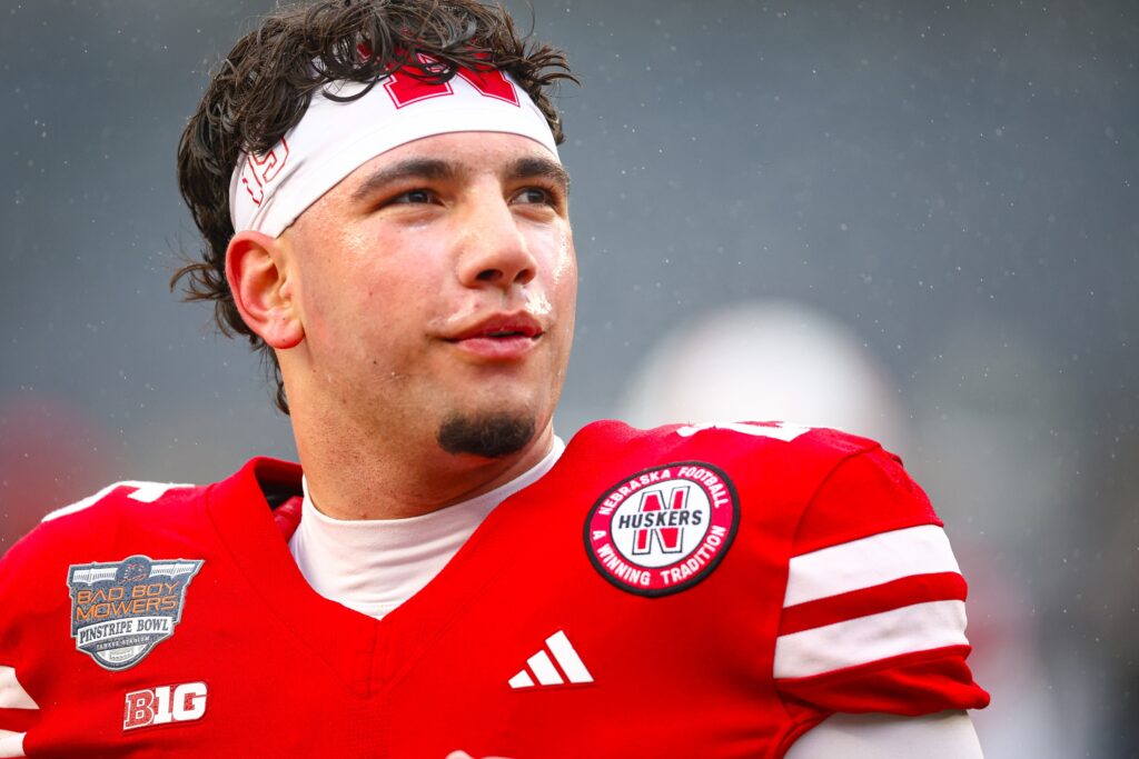 Nebraska Cornhuskers quarterback Dylan Raiola